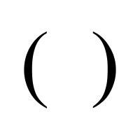 circle metal bracket|circle bracket symbol.